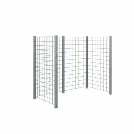 Renovasjonsskjul stålespalier - 173,5×89×147 cm Renovasjonsskjul stålespalier - 173,5×89×147 cm