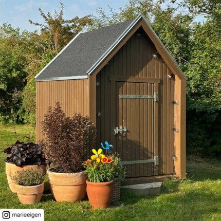 Classic lekehus - 144×124 cm - ubehandlet - inkl. takpapp/aluminiumslister