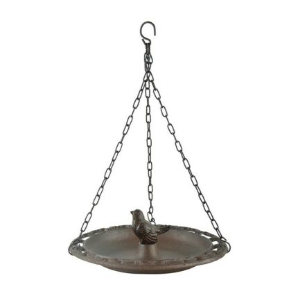 Fuglebad i støpejern, hengende, gaveboks