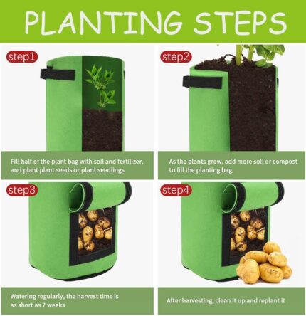 PlanteBag  68 L  Grønn   3 stk