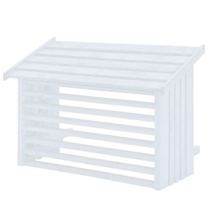 Varmepumpebeskyttelse - hvit