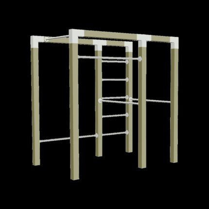 Outdoor Fitness treningsstativ - modell 2 - trykkimpregnert