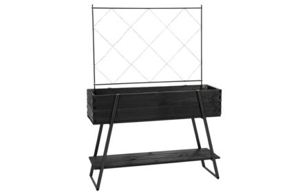 Vekstbenk på ben , svart