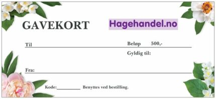 Gavekort 500,-